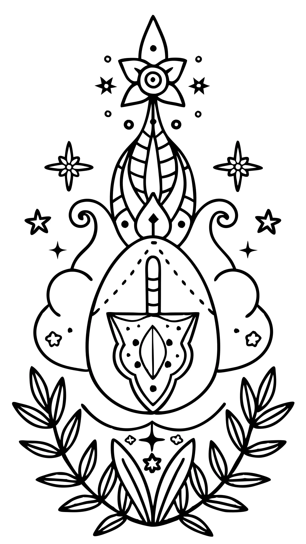 naked coloring pages